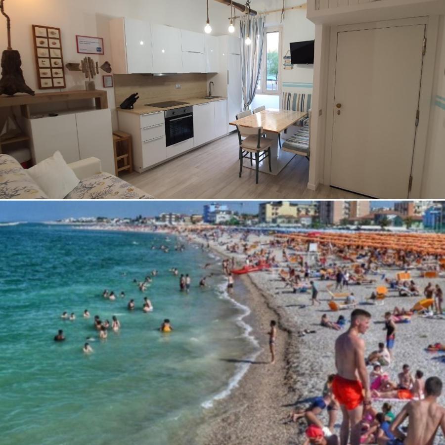 Casa Vacanza Fronte Mare Fano Sassonia 2 Eksteriør bilde
